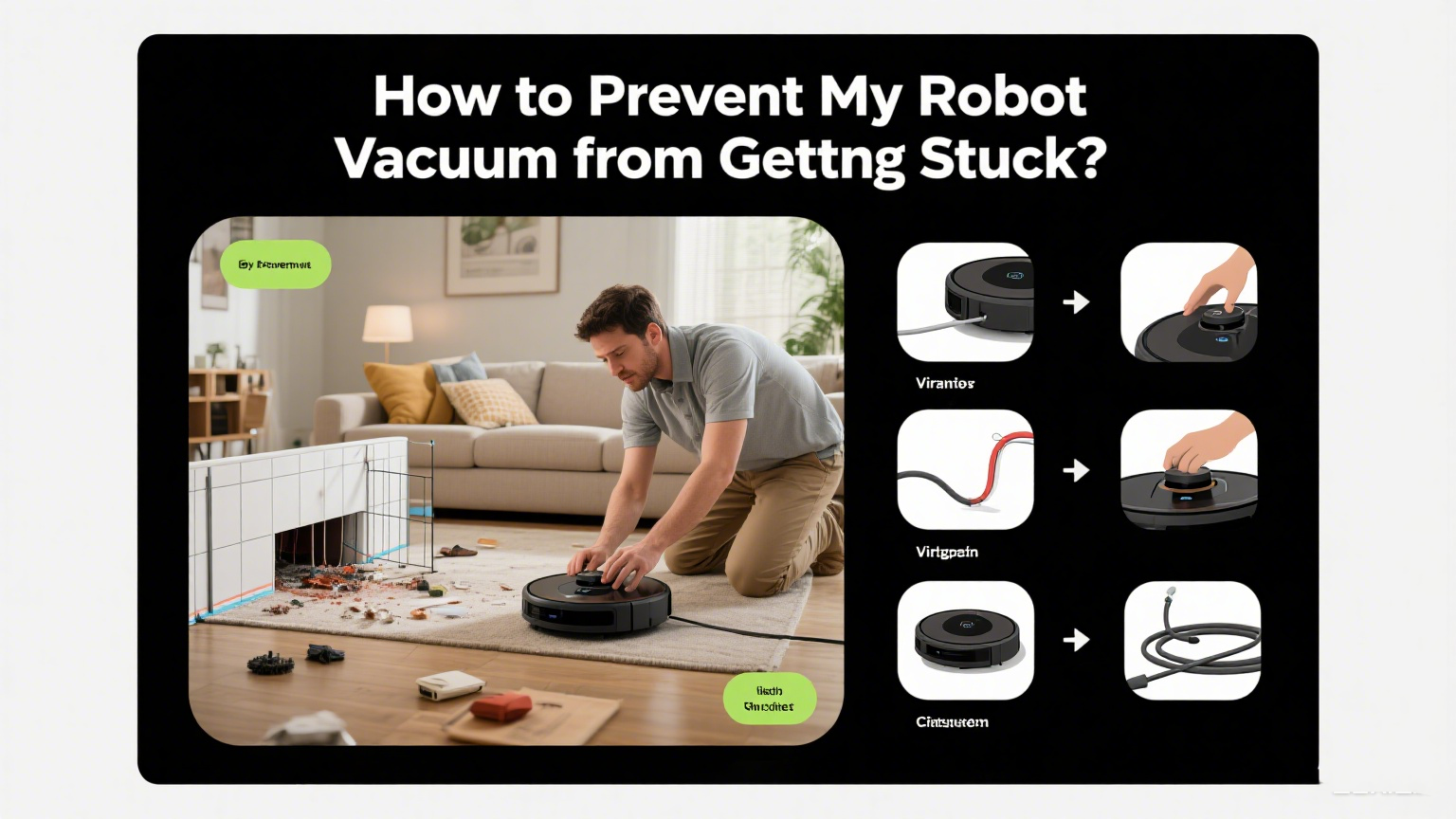 Why Does My Robot Vacuum Keep Getting Stuck? How to Prevent My Robot Vacuum from Getting Stuck?