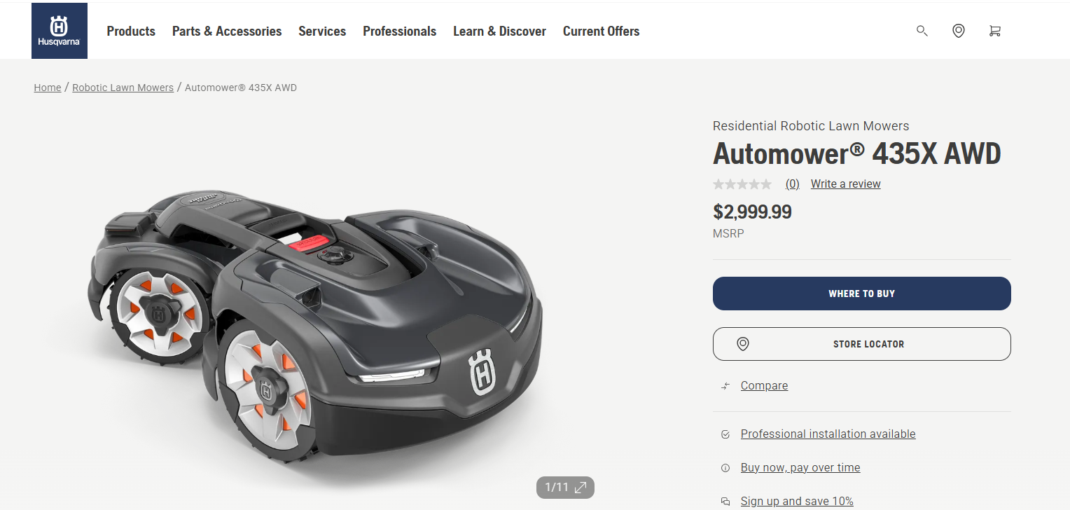 Husqvarna Automower 435X AWD