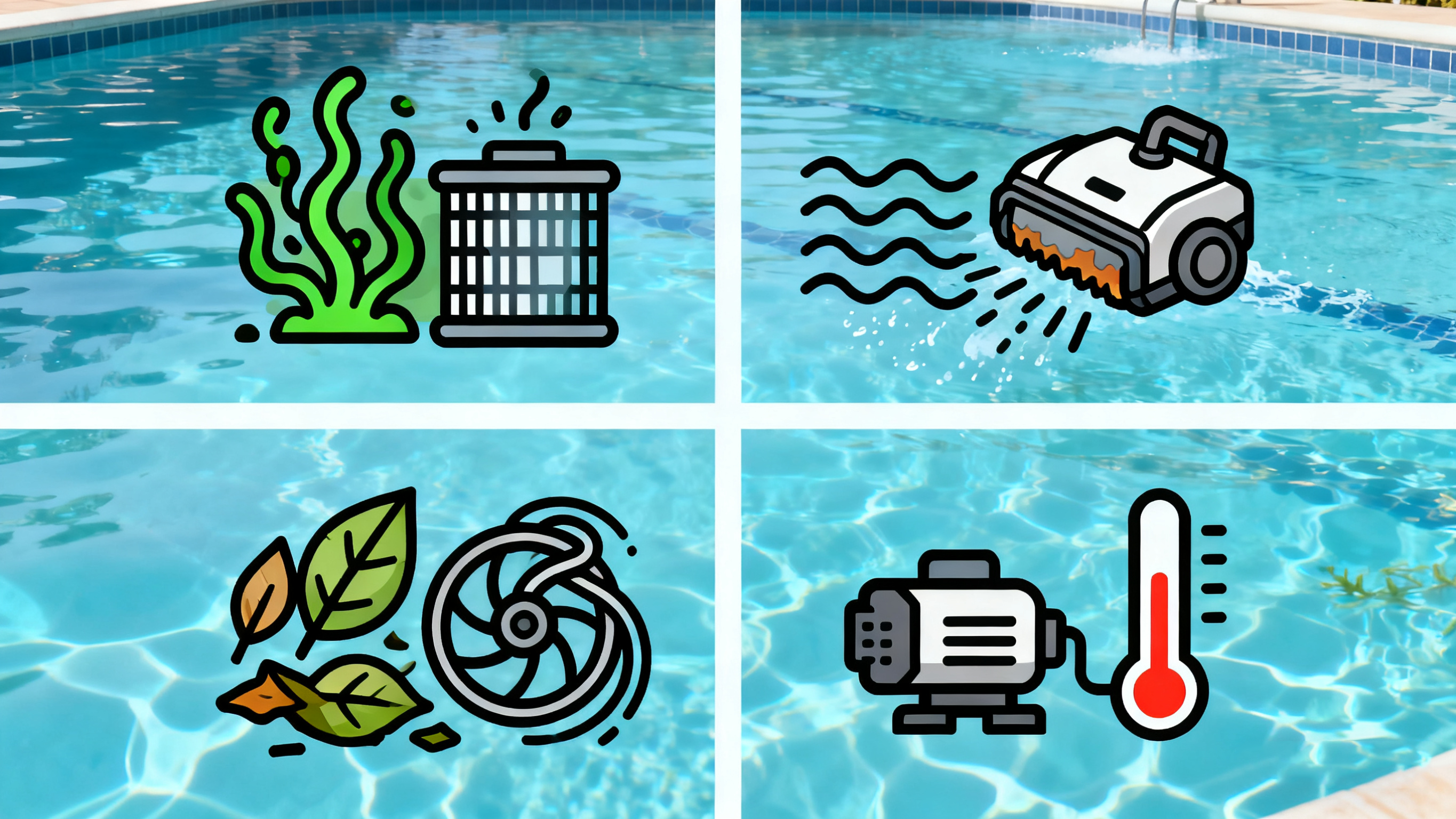 How Does the Pool Environment Itself Shorten a Robot's Life?