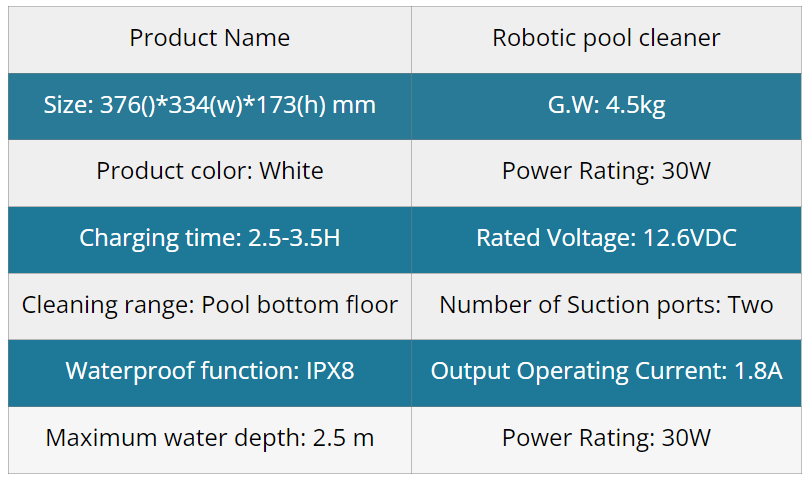 swimming pool cleaner robot