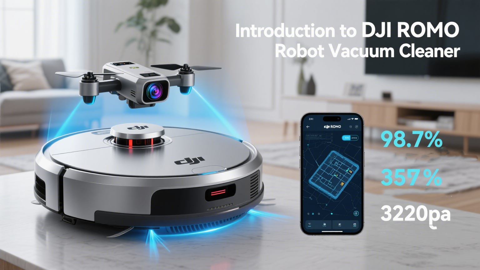 Introduction to DJI ROMO Robot Vacuum Cleaner