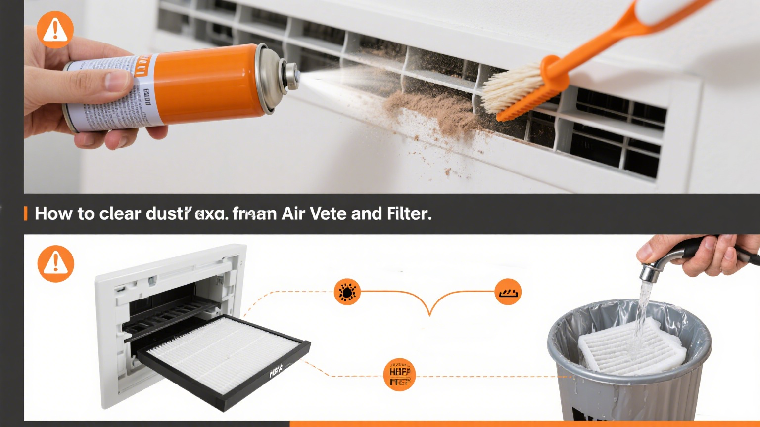 How to Clear Dust and Debris from Air Vents and Filters?