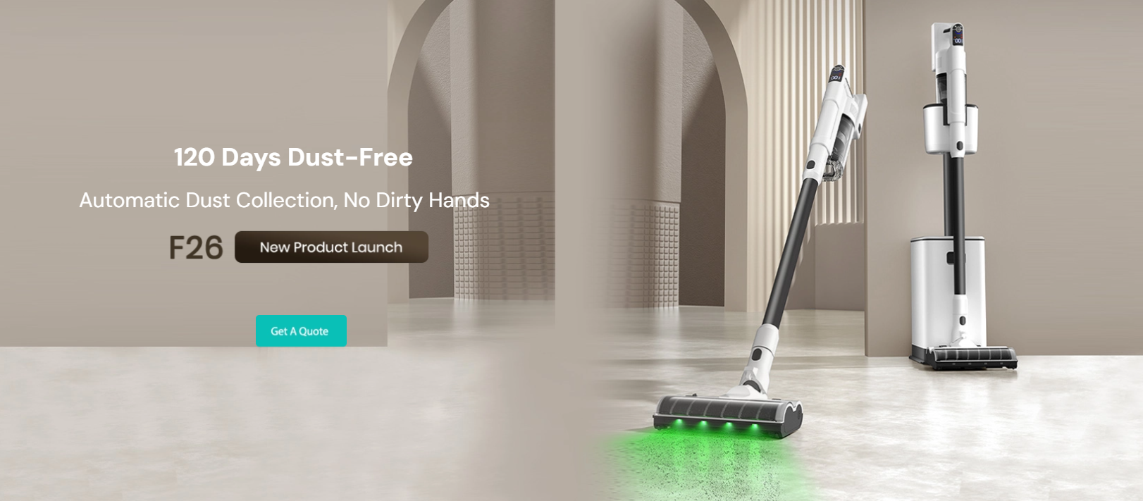 LINCINCO F26 Station Stick Vacuum