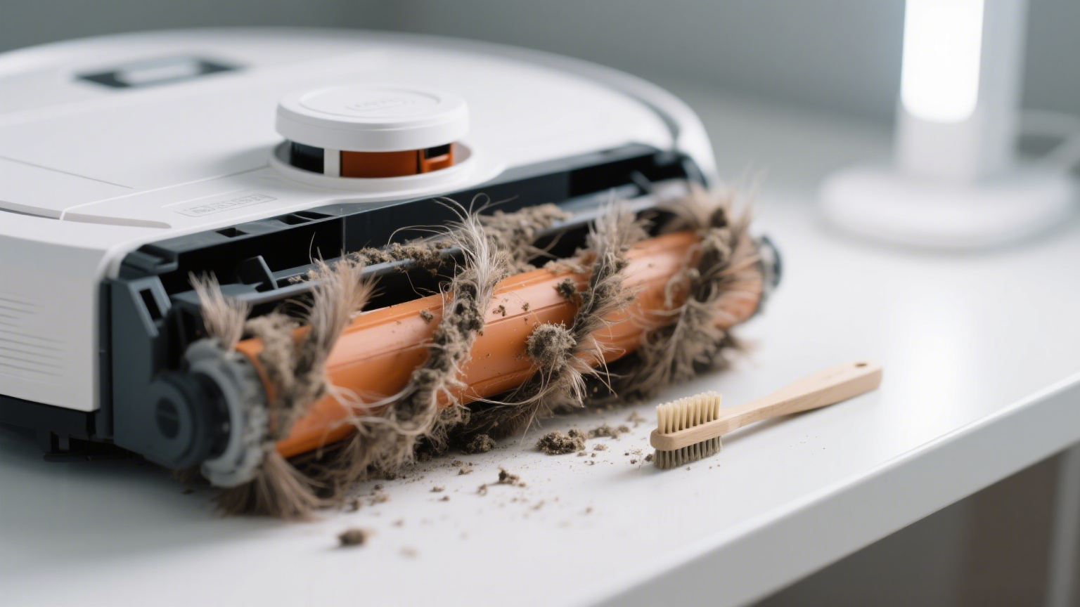 Repair a Damaged Roller Brush of a Sweeping Robot