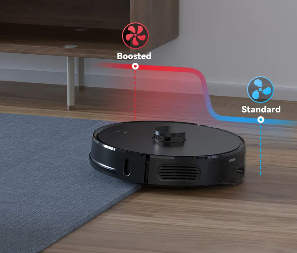 Laser Robot Vacuum H50 Automatic Carpet Boost