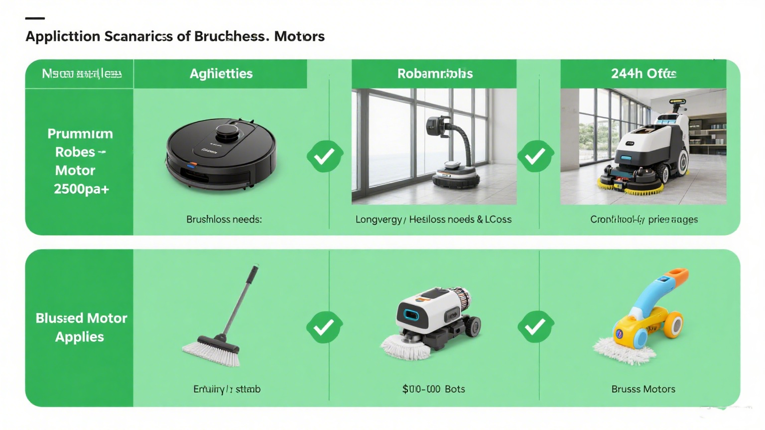 Application Scenarios of Brushed Motors and Brushless Motors