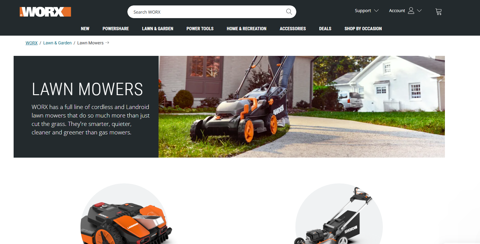 WORX Robotic Mowing