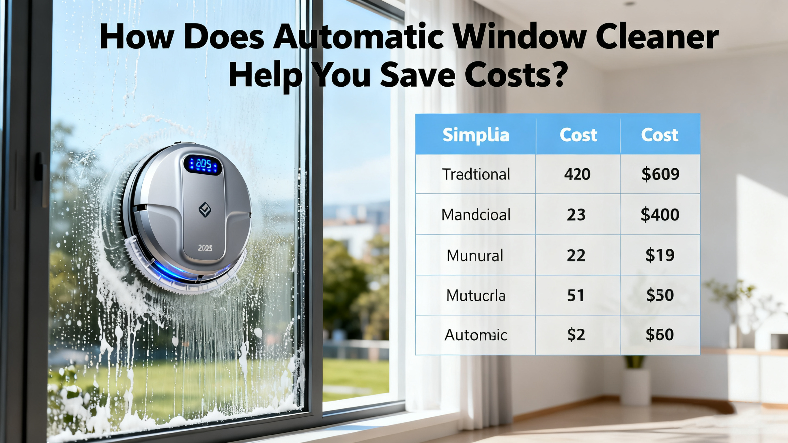 How Does Automatic Window Cleaner Help You Save Costs?