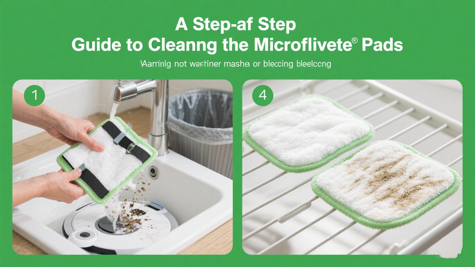 A Step-by-Step Guide to Cleaning the Microfiber Pads