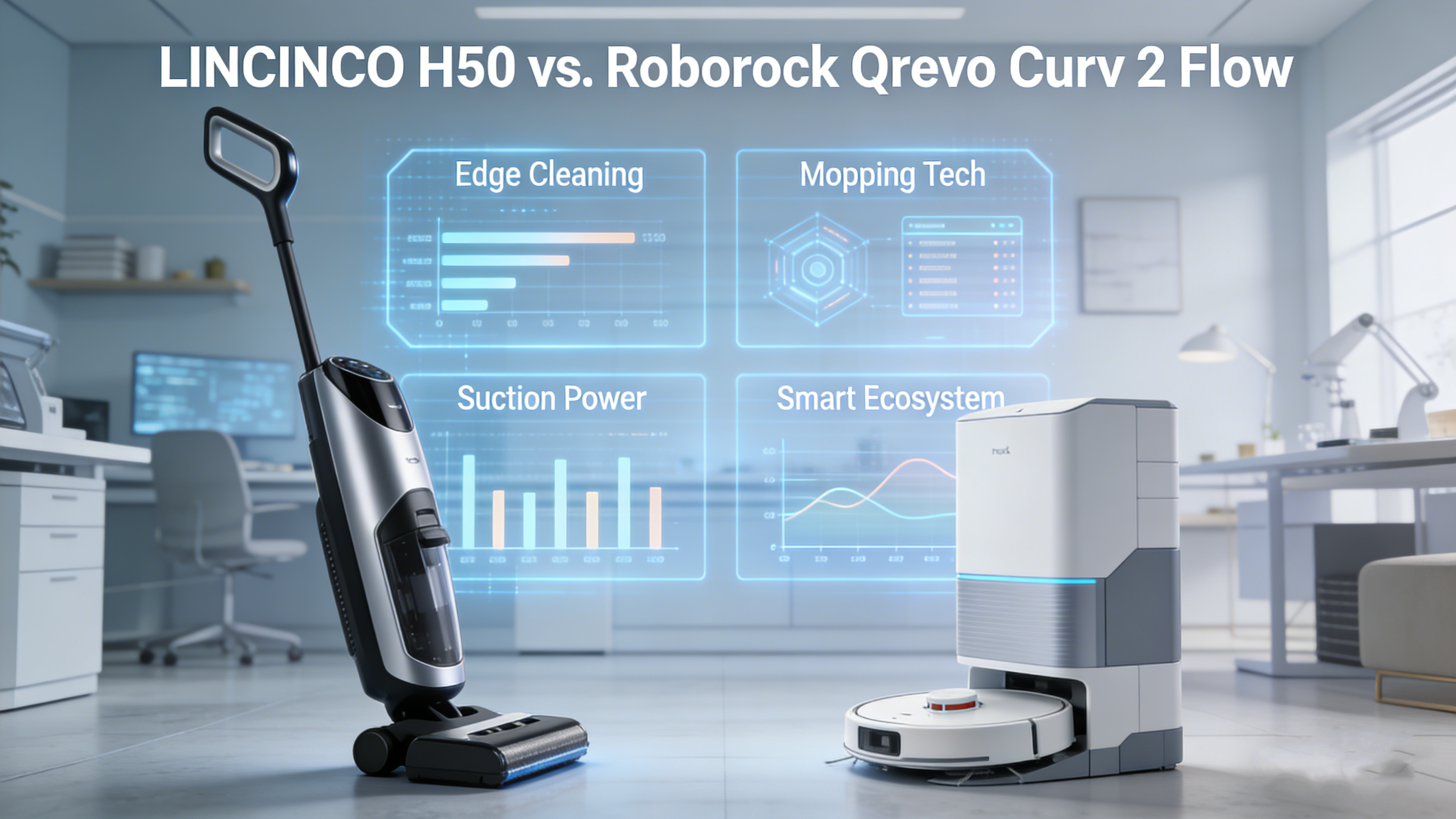 LINCINCO H50 vs. Roborock Qrevo Curv 2 Flow
