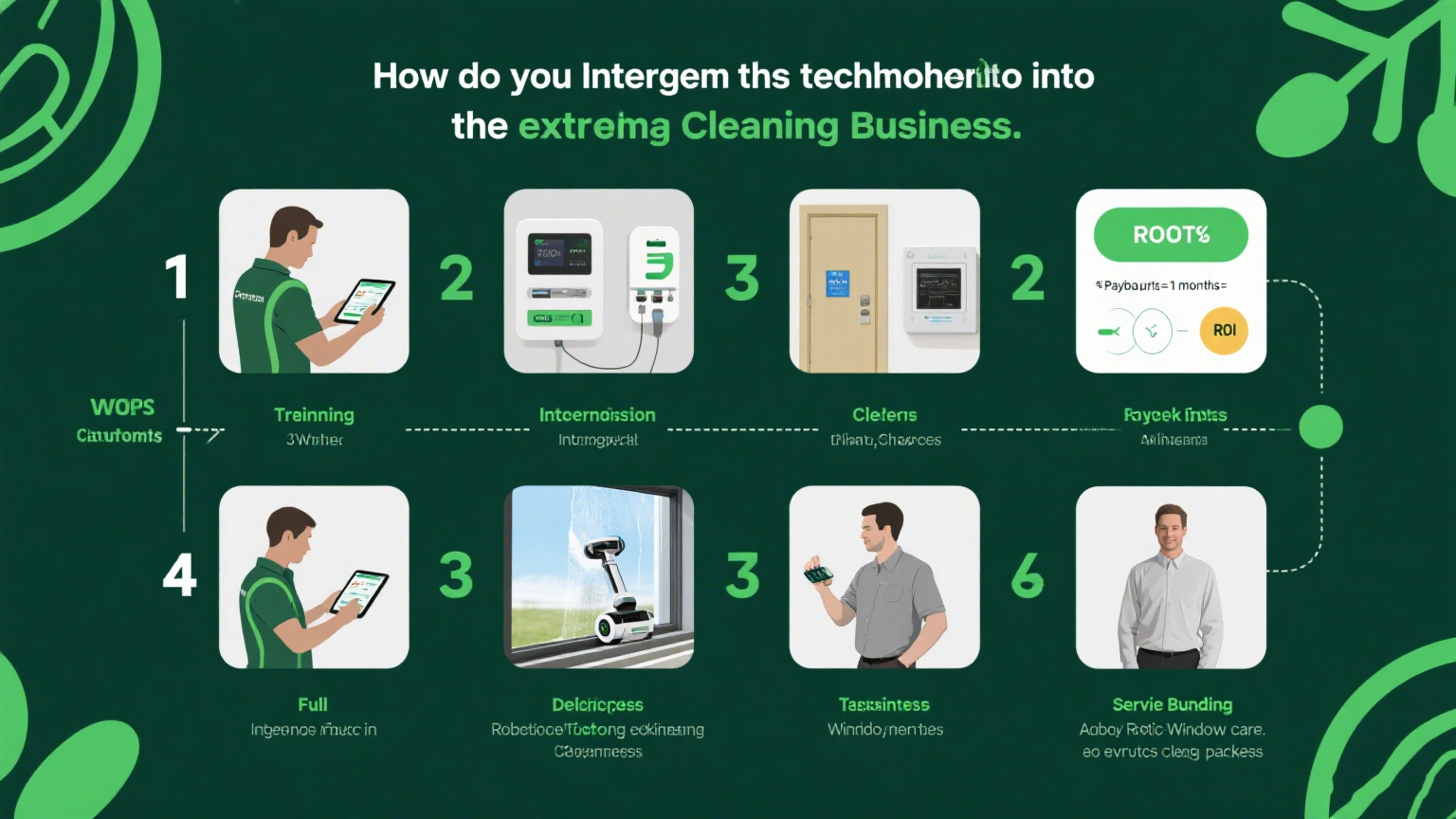 How do you integrate this technology into an existing cleaning business?