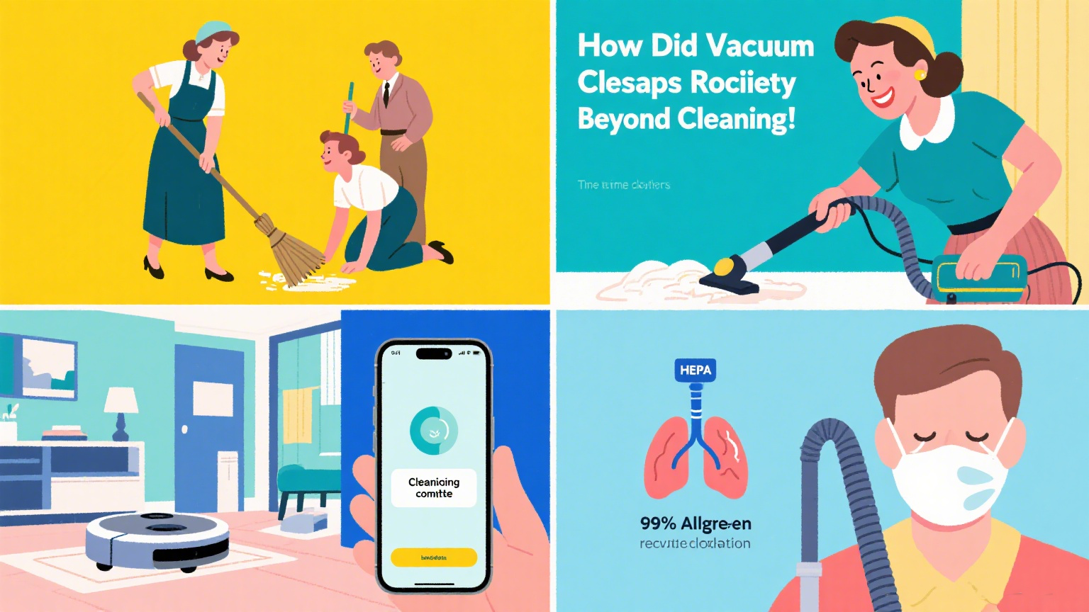 How Did Vacuum Cleaners Reshape Society Beyond Cleaning?
