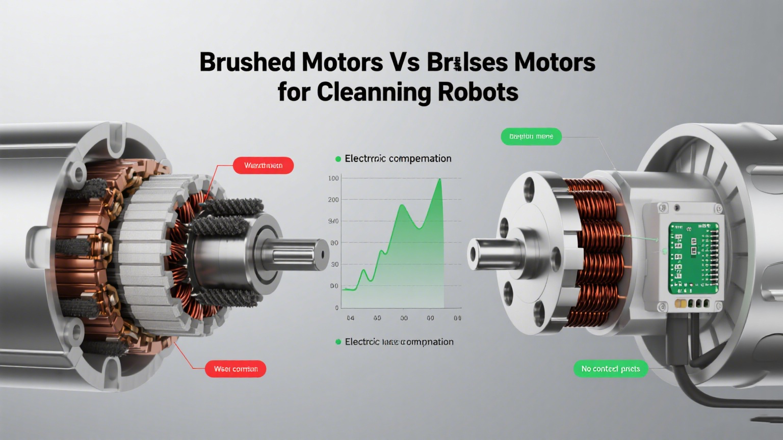 Brushed Motors vs. Brushless Motors for Cleaning Robots