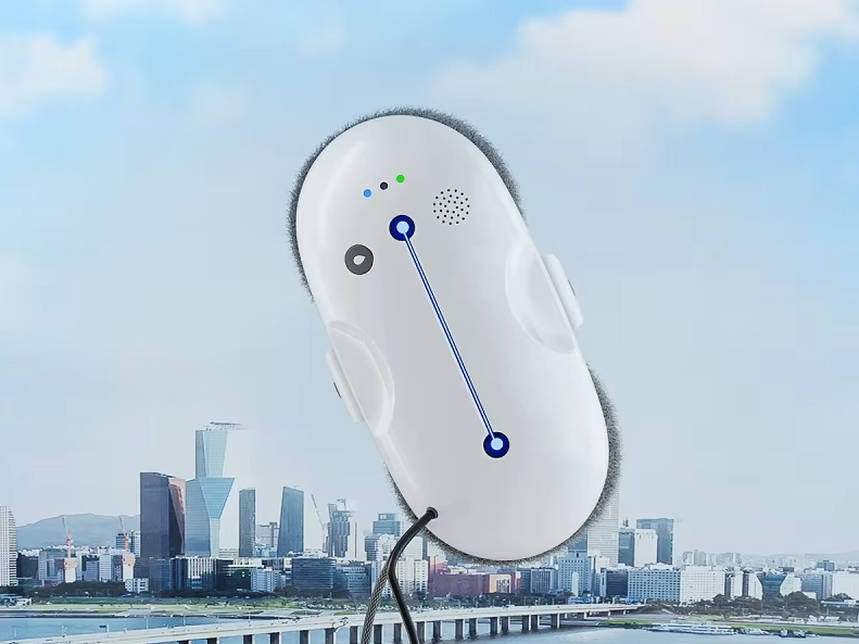 Window Cleaning Robot for Frameless Glass