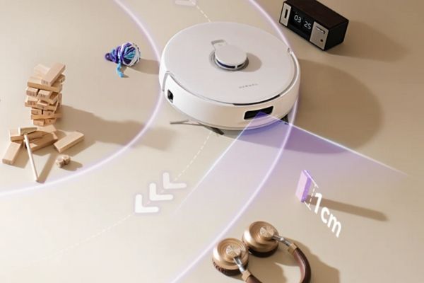 How do robot vacuums navigate around obstacles